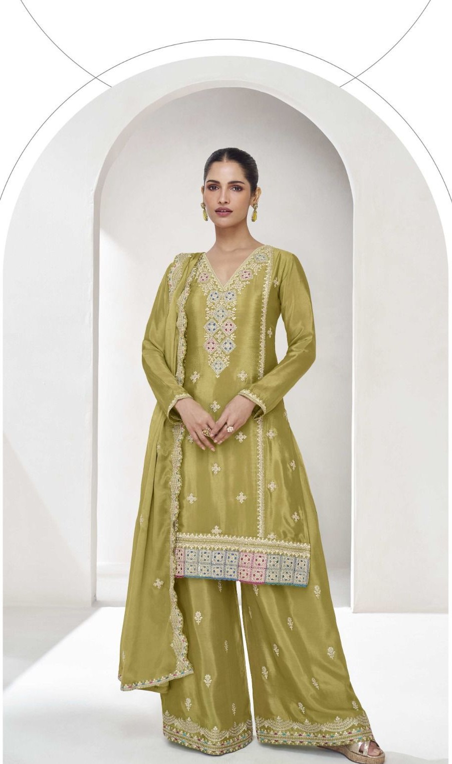 Beautiful Chinnon salwar suit